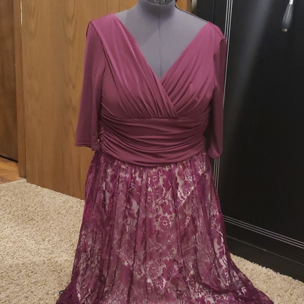 Sangria evening dress